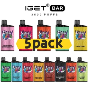 IGET_Bar_5pack.webp IGET Bar 3500 Puffs